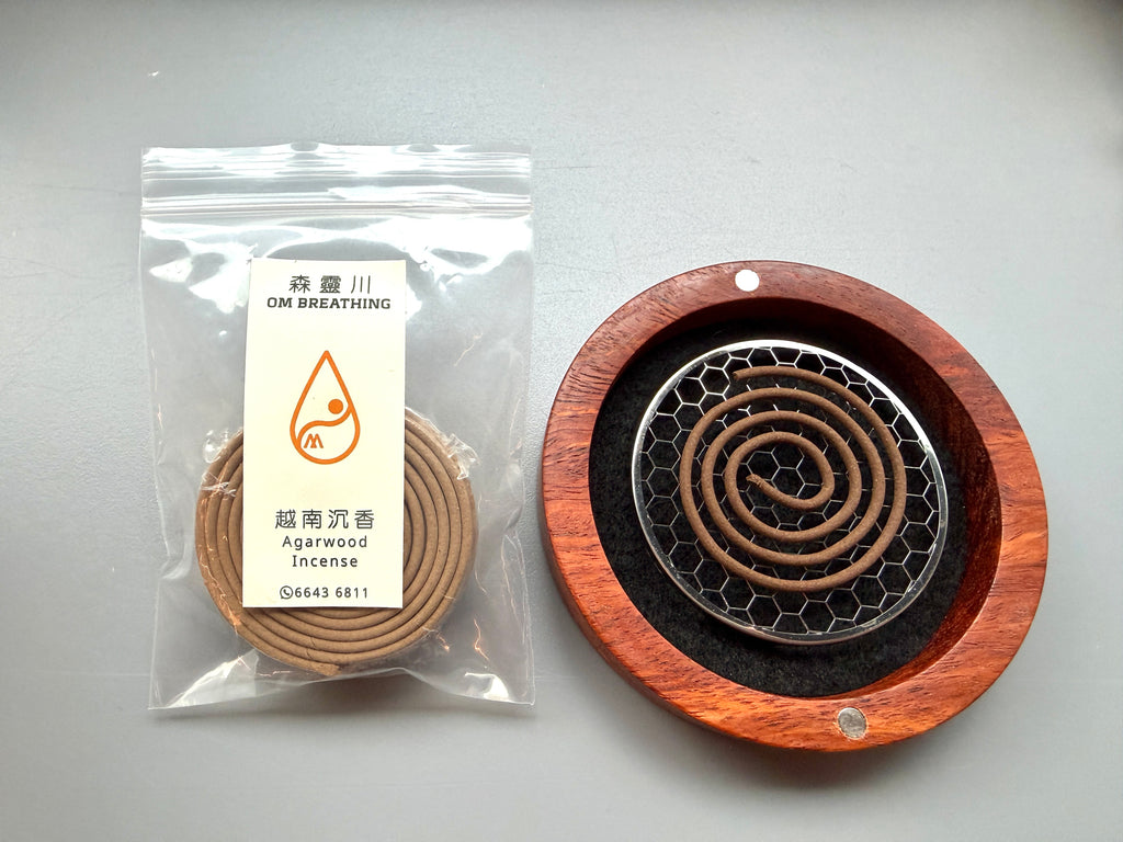越南沉香(高油份)盤香 Agarwood Incense